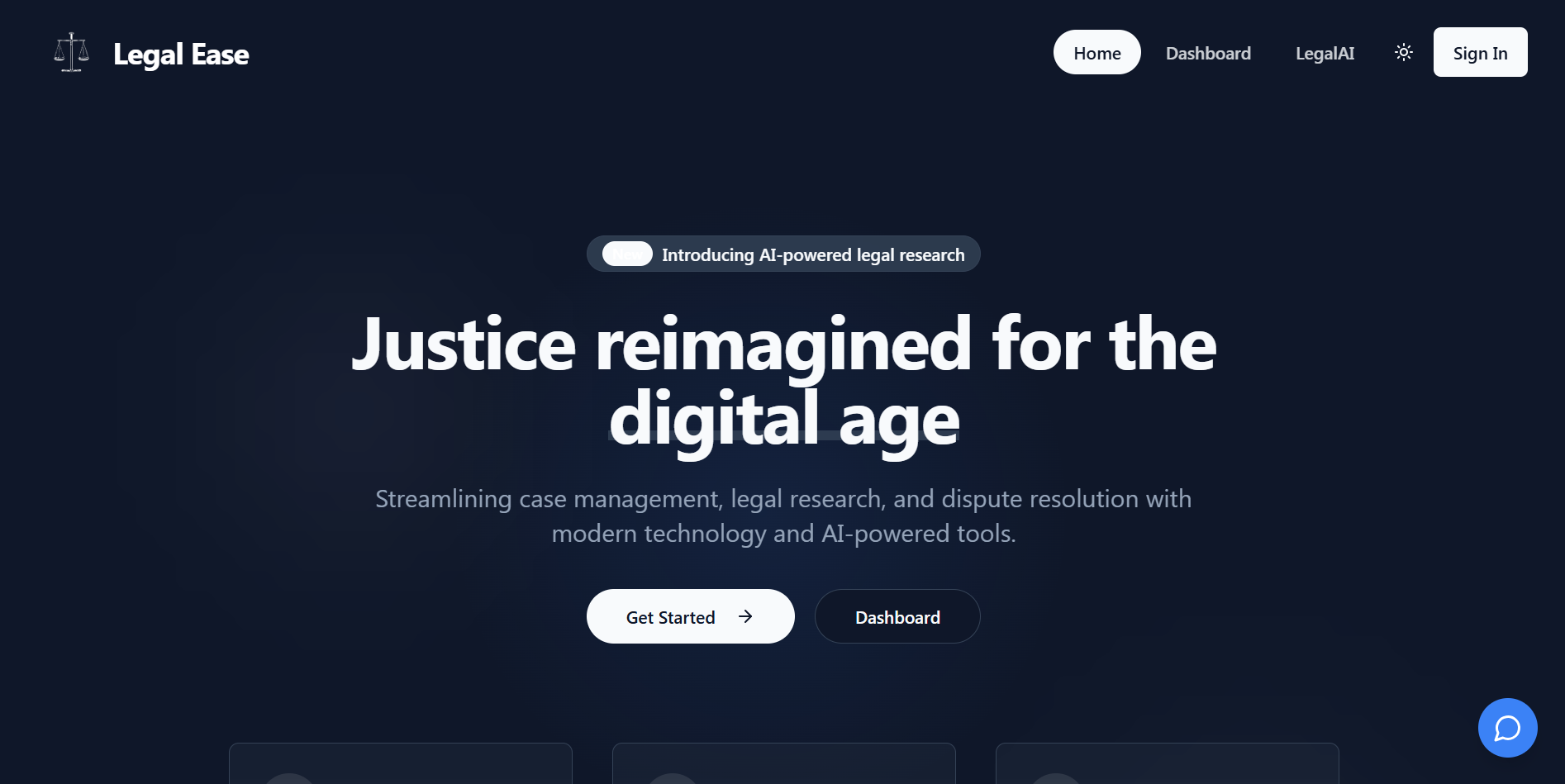 Legal-Ease project screenshot